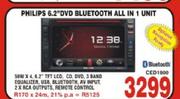 Philips 6.2" DVD Bluetooth All In 1 Unit