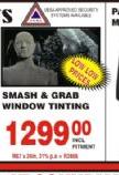 Smash & Grab Window Tinting Including Fitment