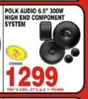 Polk Audio 6.5" 300W High End Component System