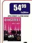 4TH Street 3 Litre Rose-1x3ltr
