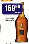 Richelieu Ten Brandy-1x750ml