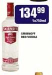 Smirnoff Red Vodka-1x750ml