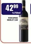 Porcupine Merlot Cab-1x750ml