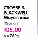 Crosse & Blackwell Mayonnaise(Regular) -6 x 750gm 