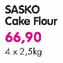 Sasko Cake Flour -4 x 2.5Kg 