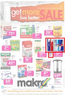 Makro Port Elizabeth : Get More Live Better (30 Oct - 13 Nov 2013), page 1