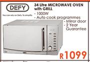 Defy 34L Microwave Oven With Grill