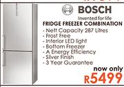 Bosch 287Ltr Fridge Freezer Combination