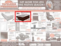 Tafelberg Furnishers : Get More For Less This Festive Season! (Valid until 20 Nov 2013), page 1