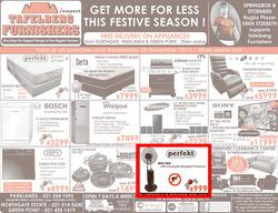 Tafelberg Furnishers : Get More For Less This Festive Season! (Valid until 20 Nov 2013), page 1