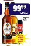 Negrita Rum-750ml Each