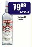 Smirnoff Vodka-750ml