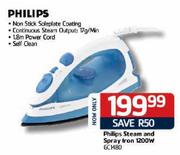 Philips Steam and Spray Iron-1200W(GC1480)