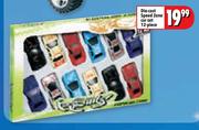 Die-Cast Speed Zone Car Set-12-Piece