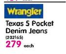Wrangler Texas 5 Pocket Denim Jeans