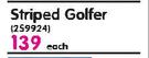 Legend Striped Golfer