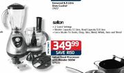 Salton Food Processor With Blender-500W(SFP600)
