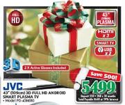JVC 43"(109cm) 3D Full HD Android Smart Plasma TV PD-43N910