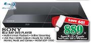 Sony Blu-Ray DVD Player BDP-S1100
