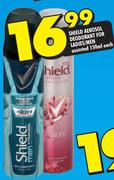 Shield Aerosol Deodorant For Ladies/Men-150Ml Each
