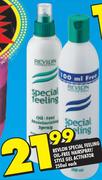 Revlon Special Feeling Oil-Free Hairspray/Style Gel Activator-250Ml Each