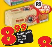 Bakers Tennis Biscuits Assorted-200g