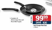 PnP Crepe Pan Set-2 Piece Per Set