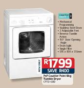 PnP Counter Point Tumble Dryer-6kg(CPTD-600)