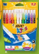 Bic Kids Colour & Erase-12's