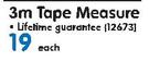Mastercraft 3m Tape Measure