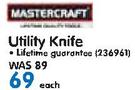 Mastercraft Utility Knife