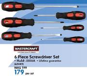 Mastercraft 6 Piece Screwdriver Set J3006A