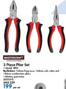 Mastercraft 3 Piece Plier Set 3PPS