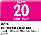 Nova Rectangular Locker Box Small 320x220x160mm