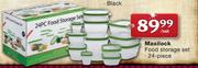 Maxilock 24 Piece Food Storage Set-Per Set