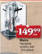 Mairo 24 Piece Hanging Cutlery Set-per Set