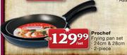Prochef 2 Piece Frying Pan Set-24cm & 28cm
