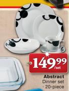 Abstract 20 Piece Dinner Set-Per Set