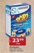 Sterkinekor Popz Microwave Popcorn Assorted-3 x 85g