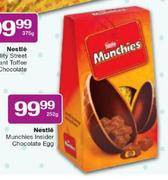 Nestle Munchies Insider Chocolate Egg-252g