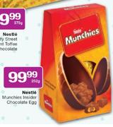Nestle Munchies Insider Chocolate Egg-252g