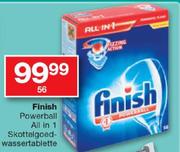 Finish Powerball All In 1 Skottelgoedwassertablette-56's