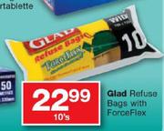 Glad Refuse Bags With ForceFlex-10's