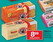 Bakers Tennis Biscuits Assorted-200g Each