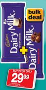 Cadbury Chocolate Slabs Assorted-2x180g