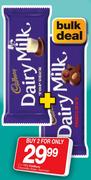 Cadbury Chocolate Slabs-2 x 180gm