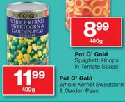 Pot O'Gold Whole Kernel Sweetcorn & Garden Peas-400g