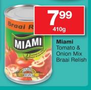 Miami Tomato & Onion Mix Braai Relish-410g