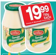 Crosse & Blackwell Mayonnaise-750g Each