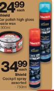 Shield Cockpit Spray Assorted-750ml Each